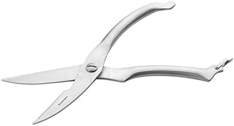 Esmeyer Poultry Shears "Polly Special Steel Blade" Handle 18/0 Stainless Steel with Clip Closure 26.7 x 6 x 2.2 cm