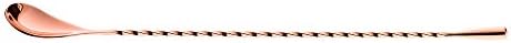 Barfly Teardrop Bar Spoon, End 11 13/16" (30 cm), Copper
