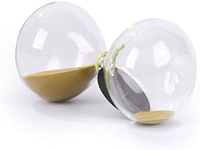 SWISSELITE Puff Sand Timer, Hourglass Sand Timers, Inspired Glass