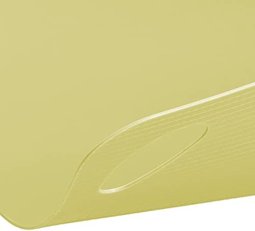 Zeller 26157 Cutting Mat Set 2-Piece Plastic Lime/Mint Approx. 38 x 29 cm Chopping Board Dishwasher Safe