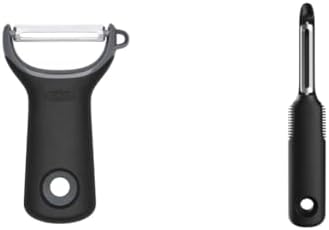 OXO Good Grips Swivel Vegetable Peeler and OXO Good Grips Prep Y-Peeler, Silicone