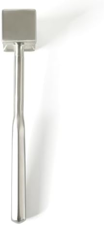 Calphalon Stainless Steel Meat Tenderizer, Dual-Sided Meat Mallet with Ergonomic Handle for Tenderizing and Flattening Beef, Chicken, Pork & Poultry