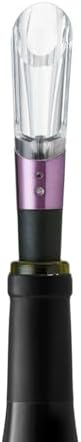 Rabbit Aerate and Preserve Wine Set, Wine/Champagne Sealer and Super Aerator (Purple), Standard