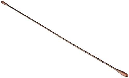 Barfly Bar Spoon, Double End Stirrer 17 1/8" (43.5 cm), Antique Copper