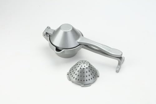 Hand Juicer Squeezer | Aluminum Manual Hand Press Juicer | Ergonomic Grip for Efficient Juice Extraction of Citrus other Fruits | Durable Compact Easy to Use and Clean | Heavy 360 grams in weight |