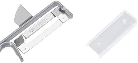 Westmark 2 Universal Peelers / Pendulum Peelers with 1 Replacement Blade, Steel, Stainless Steel/Steel, Coated, Silver, 161022E6