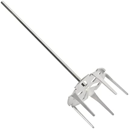 Pork Puller,Stainless Steel Meat Shredder Used with Standard Hand Drill for Beef,Chicken,Potato Masher and Tamale Meat (4 Inch)