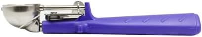 TrueCraftware- 3/4 oz Portion Scoop #40 Stainless Steel with Triangle Orchid Handle- Ice Cream Scoop Cookie Scoop for Cookie Dough Batter