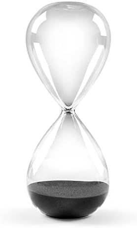SWISSELITE Hourglass Sand Timers, Hourglass Sand Clock Inspired Glass