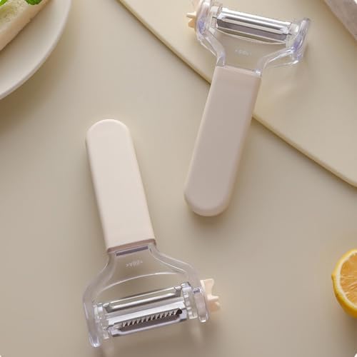 Vegetable Peeler, Peelers, Stainless Steel Swivel Peeler, For Zucchini Tomato Potato Veggie Fruit, Hand Comfort Grip, Zero Waste Blade For Meal Prep