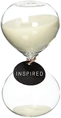 SWISSELITE Puff Sand Timer, Hourglass Sand Timers, Inspired Glass
