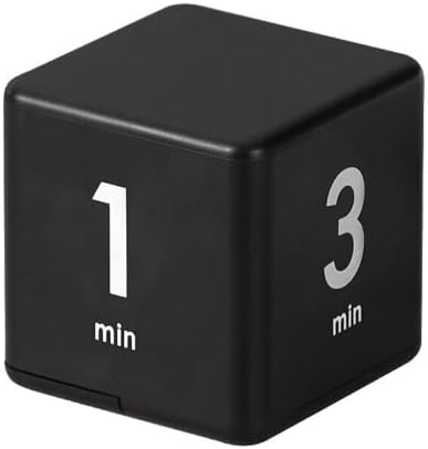Feilifan Cube Timer, Focus Study Timer, 1-3-5-10 Minutes Time Management