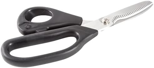 Mundial Take-Apart Black Kitchen Shears – Heavy Duty Stainless Steel Scissors for Cutting Meat, Vegetables & Herbs – Easy-to-Clean, Ergonomic Handle