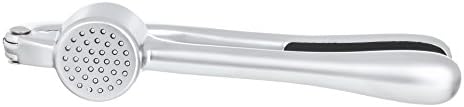 OTRON Premium Garlic Press, Stainless Steel, Garlic Mincer, Professional Heavy Duty, Soft-Handled, Crush Garlic Cloves, Ginger