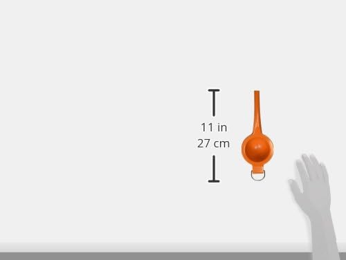 Winco 9 1/8" Orange Aluminum Squeezer