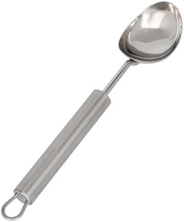 Restaurantware Stainless Steel Ice Cream Scoop - German Standard Heavy Duty Ice Cream Scooper with Ergonomic Handle, Dishwasher-Safe - Kitchen Scoop For Gelato, Sorbet, Melon