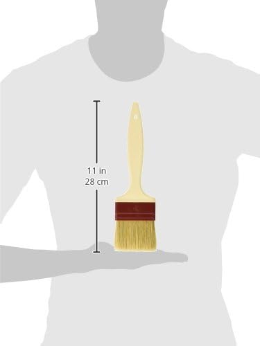 Matfer Bourgeat Natural Pastry Brush, Flat, 2 3/4"