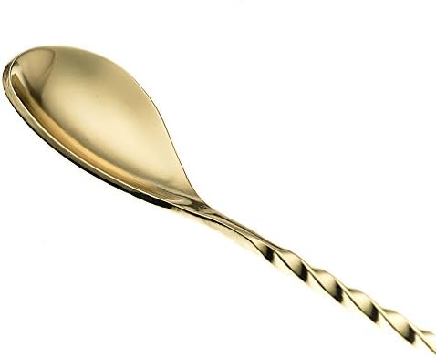 Barfly Fork Bar Spoon, End 12 3/8" (31.5 cm), Gold