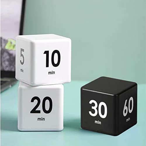 Feilifan Flip Timer, Productivity Cube Timer, 15-20-30-60 Minute Preset