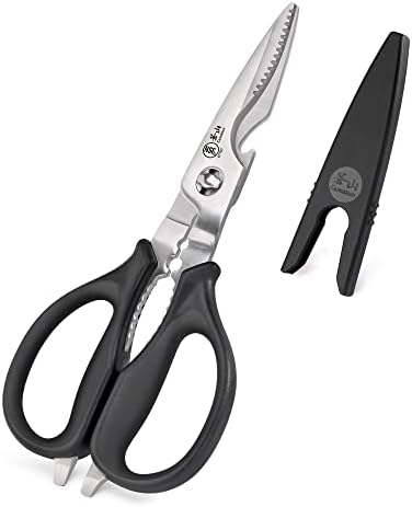 Cangshan 503343 9-inch Heavy-Duty Come-Apart Kitchen Shears with Guard