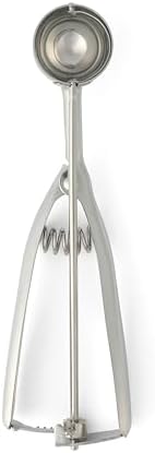 Martha Stewart Sprucedale 1.5-Inch Stainless Steel Ice Cream Scooper – Durable Kitchen Scoop with Comfortable Handle for Perfect Portions
