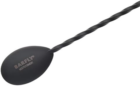 Barfly Muddle Bar Spoon, Muddler 11 13/16" (30 cm), Matte Black