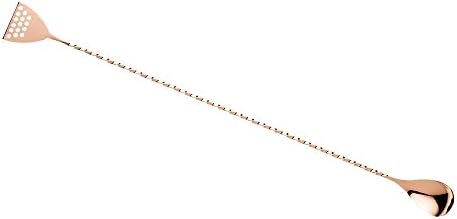 Barfly Bar Spoon, Strainer End 15 3/4" (40 cm), Copper