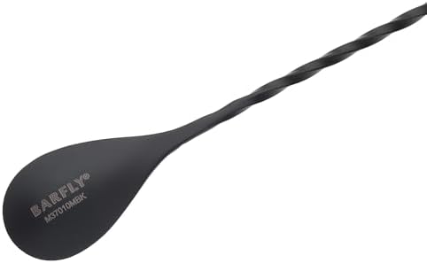 Barfly Standard Bar Spoon, Japanese Style 13 3/16" (33.5 cm), Matte Black