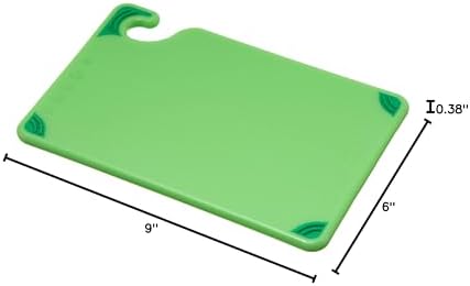 San Jamar Cutting Board,6x9 in,Green CBG6938GN - 1 Each