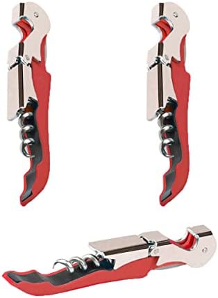 Professional Waiter Corkscrew Wine Openers Set(2PCS), Heavy Duty Stainless Steel Hinges Wine Key for Restaurant Waiters, Sommelier, Bartenders