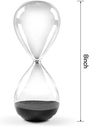 SWISSELITE Hourglass Sand Timers, Hourglass Sand Clock Inspired Glass