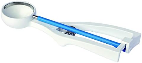 PIAZZA Nylon Ice-cream Scoops - Capacity 1/30 Litres, Blue Steel-bar