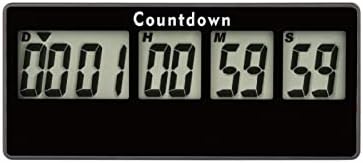 YOOREAL Digital Kitchen Timer,Retirement Countdown Timer 9999 Days,Magnet