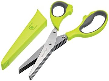 Kitchen Craft KitchenCraft Stainless Steel Multi-Blade Herb Scissors, 21.5 cm (8"), one size,
