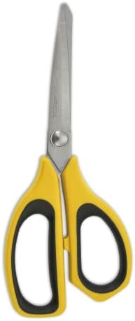 Arcos Kitchen Scissors 8 Inch Stainless Steel. Professional Kitchen Scissors for cut for cutting all types of food. Polypropylene Handle and 215 mm Blade. Series Prochef. Color Yellow and Black