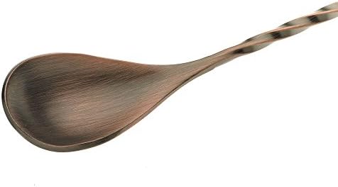 Barfly M37010ACP Bar Spoon, Japanese Style 13 3/16" (33.5 cm), Antique Copper