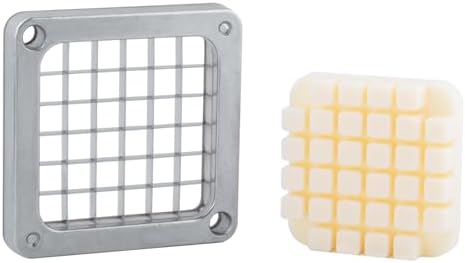 1/2" 1/4" 3/8" Multi-model universal Stainless Steel Replacement Chopper Blade & Pusher Block Set For Commercial Vegetable Cutter Dicer Strip Interchangeable Blade (1/2 inch)
