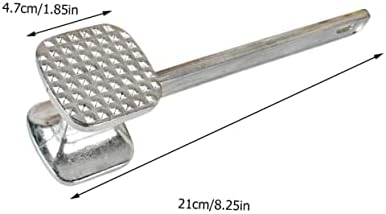 MAGICLULU 2 pcs Heavy Duty Meat Tenderizer Tool Dual Sided Meat Mallet Hammer for Tenderizing Steak Chicken and Fish with Comfortable Grip Handle for Kitchen Use