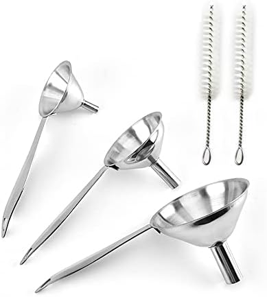 Stainless Steel Kitchen Funnel 3 Pcs Integrated Liquid Dispenser Set
