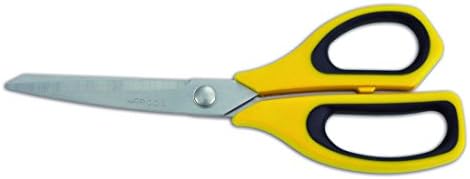 Arcos Kitchen Scissors 9 Inch Stainless Steel. Professional Kitchen Scissors for cut for cutting all types of food. Polypropylene Handle and 235 mm Blade. Series Prochef. Color Yellow and Black
