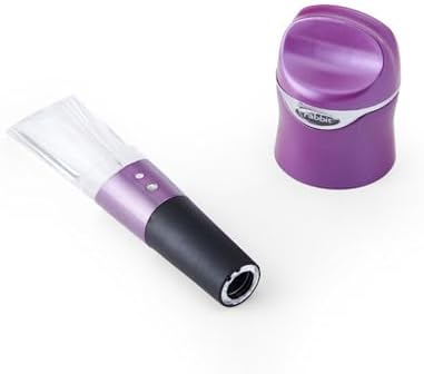 Rabbit Aerate and Preserve Wine Set, Wine/Champagne Sealer and Super Aerator (Purple), Standard