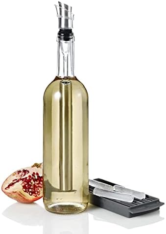 AdHoc Ice Pour Wine Chiller & Pourer, Stainless Steel