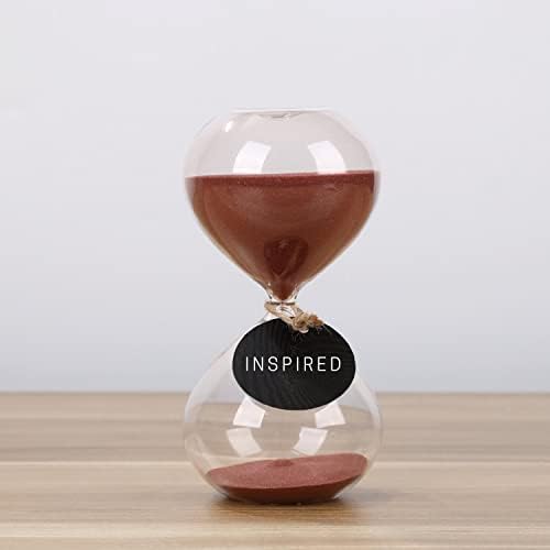 SWISSELITE Puff Sand Timer, Hourglass Sand Timers, Inspired Glass