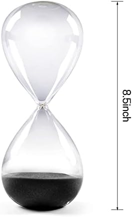 SWISSELITE Hourglass Sand Timers, Hourglass Sand Clock Inspired Glass