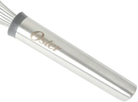 Oster Chadswyck 12.4” Stainless Steel Whisk, Balloon Whisk for Mixing, Beating & Whipping, Ergonomic Handle, Dishwasher Safe
