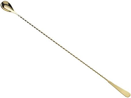 Barfly Standard Bar Spoon, Japanese Style 17 1/8" (43.5 Cm), Gold