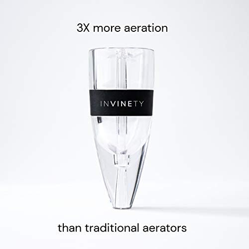 Wine Aerator | Upgraded 3 Level Aeration | All In One Diffuser, Decanter and Oxygenator | Enhance Wine Flavors
