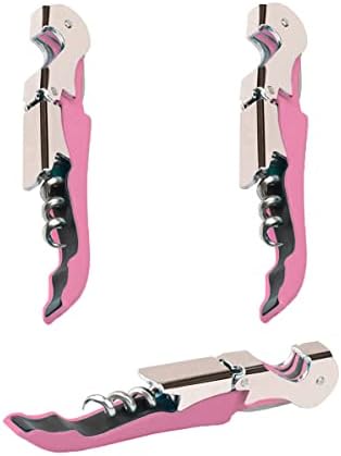 Professional Waiter Corkscrew Wine Openers Set(2PCS), Heavy Duty Stainless Steel Hinges Wine Key for Restaurant Waiters, Sommelier, Bartenders