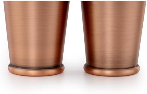 Barfly Cocktail Shaker Set with Weighted Bottom, Deluxe 18 and 28 oz, Antique Copper