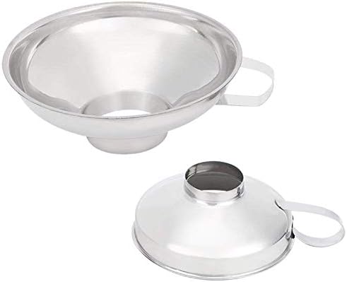 Canning Funnel Set, 2 Sizes Wide Mouth Stainless Steel